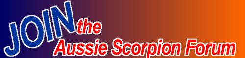 Join the Aussie Scorpion Club!!!!
